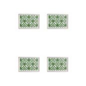 Porland Morocco Desen 1 Yeşil 18x13 cm Porselen Kahvaltı Tabağı