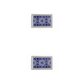 Porland Morocco Desen 7 Mor 18x13 cm Porselen Kahvaltı Tabağı
