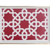 Porland Morocco Desen5 Fuşya 18 cm 2 Adet Kahvaltı Tabağı