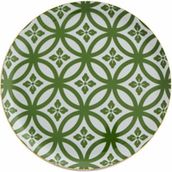 Porland Morocco DS1 6 Adet Yeşil 24 cm Düz Tabak