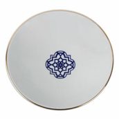 Porland Morocco Mavi Desen 20 cm Çukur Tabak