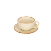 Porland New Standard Seasons Sarı Tabaklı 200 cc 6 Adet Çay Fincanı