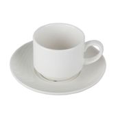 Porland Nirvana Alumilite 177 cc Tabaklı Çay Fincanı