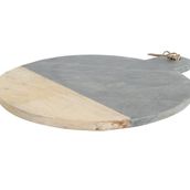Porland Patna Siyah 43 cm Yuvarlak Sunum Taşı