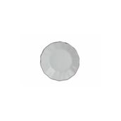 Porland Platin Yaldızlı Platin Beyaz Çay Tabağı