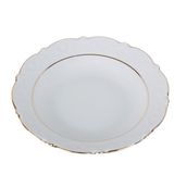 Porland Queen Altın Yaldız 22 cm Çukur Tabak