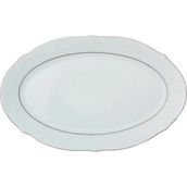 Porland Queen Platin 30 cm Kayık Tabak