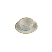 Porland Seasons Gri 250 cc Tabaklı Çay Fincanı