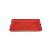 Porland Seasons Kırmızı 13x18 cm Kahvaltı Tabağı