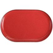Porland Seasons Kırmızı 32 cm Porselen Kayık Tabak