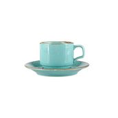 Porland Seasons Turkuaz 190 cc Tabaklı Çay Fincanı