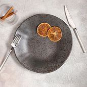 Porland Stoneware Ironstone 23 cm 4 Adet Düz Tabak