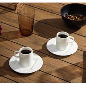 Porland Superior Bone Porcelain Elix 2 Kişilik 85 cc Kahve Takımı