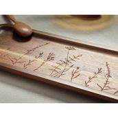 Porland Woodflower 40 cm Akasya Sunum Tabağı