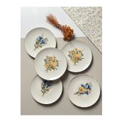 Porser Lily Tuval 21 CM 6 Kişilik 6 Parça Pasta Takımı