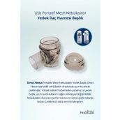 Portable Mesh Nebulizatör Yedek Ilaç Haznesi Başlık