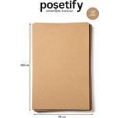 Poşetify Düz Kraft Paketleme Kağıdı 20’Lu | 70X100 Cm | Çok Amaçlı Ambalaj Kâğıdı