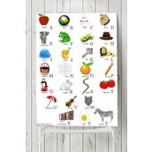 Postermanya Ingilizce Alfabe Eğitim 70x100 cm Poster