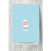 Postermanya Küçük Kuzu Çocuk Odası 30x40 cm Poster