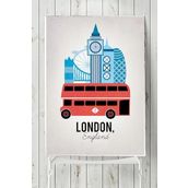 Postermanya Londra Vintage Manzara 2 70x100 cm Poster