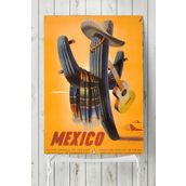 Postermanya Meksika Vintage Manzara 2 30x40 cm Poster