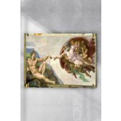 Postermanya Michelangelo Adem'in Yaratılışı Sanatsal 30x40 cm Poster