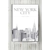 Postermanya New York Manzara 40x60 cm Poster