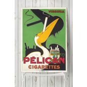 Postermanya Pelican Cigaret Vintage 30x40 cm Poster