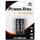 Power-xtra 1.2V 2'li Blister 1300 Mah AA Size Şarjlı Pil