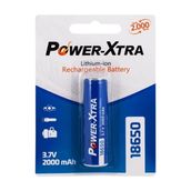 Power-xtra 18650 3.7V 2000 Mah Li-ion Şarjlı Pil