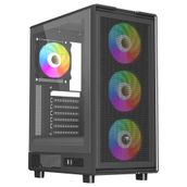 PowerBoost PB-A601B 600W 80+ USB 3.2 LED ATX Mid Tower Siyah Kasa