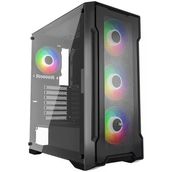 PowerBoost PB-PS6849B Rainbow Fanlı 650 W ATX Gaming Bilgisayar Kasası