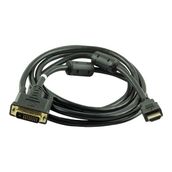 Powermaster 1.5 Metre HDMI DVI Kablo Siyah Renkli Kaliteli Aksesuar Özelliği ile Uzun Ömürlü