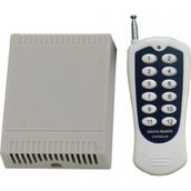 Powermaster 12 Volt - 433 Mhz 12 Kanallı Uzaktan Kumandalı Garaj Kumandası Kopyalama ve Role Devresi - Siyah - 1 Adet