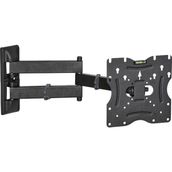 Powermaster 22-49 Inç aralıkları için (49''uyum göstermez)Hareketli Siyah LCD LED Tv Monitör Duvar Askı Aparatı 55-124 Ekran Arası 30 kg Taşır