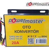 Powermaster 24-12 Volt 20 Amper Oto Konvertör