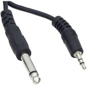 Powermaster 3.5 Mm Stereo Erkek 6.3 Mm Mono Erkek 3 Metre Kablo Jack Bilgisayar Ve Ses Sistemi Kablosu