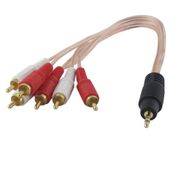 Powermaster 3.5 Mm Stereo Erkek / 6 Rca Erkek 5+1 Kablo