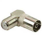 Powermaster 60 OHM Dişi L Tip Çevirici F Dişi Konnektör