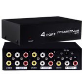 Powermaster AV-104 4 Port Video Audio Splitter