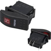 Powermaster Buzdolabı Sembollü Işıklı 3 Pinli On-Off 12-24V Marin Switch - Renkli