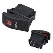 PowerMaster Buzdolabı Sembollü Işıklı 3 Pinli On-Off 12-24V Marin Switch