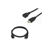 Powermaster Hdmi Kablo Erkek-Dişi 30 cm Uzatma Mini Hd Recevier