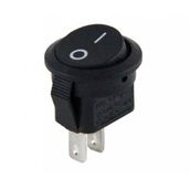 Powermaster IC-134E Mini Yuvarlak 2 Pin Işıksız ON-OFF Anahtar