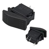 Powermaster Ince Işık Sembollü Işıklı 3 Pinli On-Off 12-24V Marin Switch