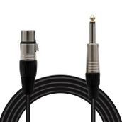 Powermaster Magicvoice LD379B 6.3 mm Mono Erkek + Canon Dişi 15 Metre Kablo