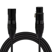 Powermaster MagicVoice LD381 1.5 Metre Canon XLR Dişi - Canon XLR Erkek Stereo Plastik Jak Mikrofon Ses Kablosu