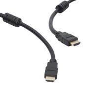 Powermaster Plastik Düz Siyah HDMI Kablo 15 Metre HDMI Kablosu