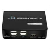 Powermaster PM-11789 2x1 4K Hdmi Usb Kvm Switch