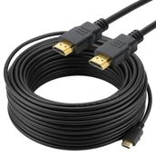 Powermaster Pm-18945 Plastik Düz 30 Metre Hdmı Kablo Gold Uçlu Filtreli 30M Hdmı Kablo